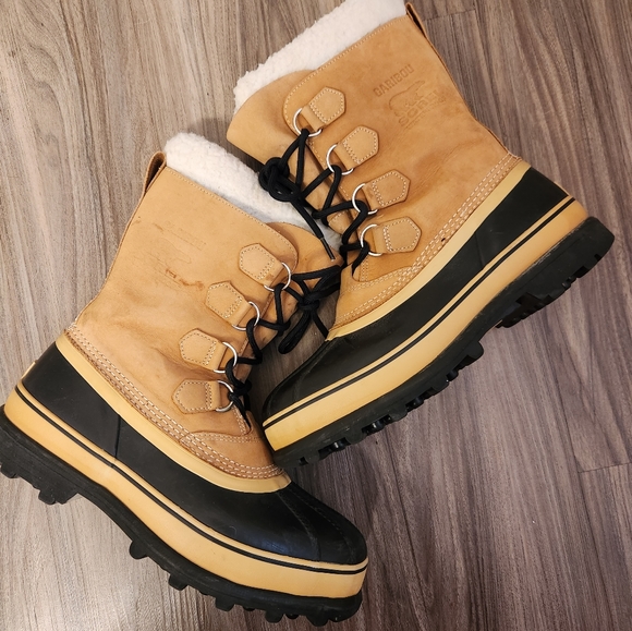 Sorel Caribou Buff NL1005-280 size 9 - Picture 1 of 10